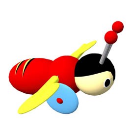 Toy Bee 3D Object | FREE Artlantis Objects Download
